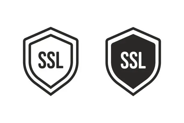 Certificado SSL; siglas como tipo logo Certificado SSL; siglas como tipo logo.